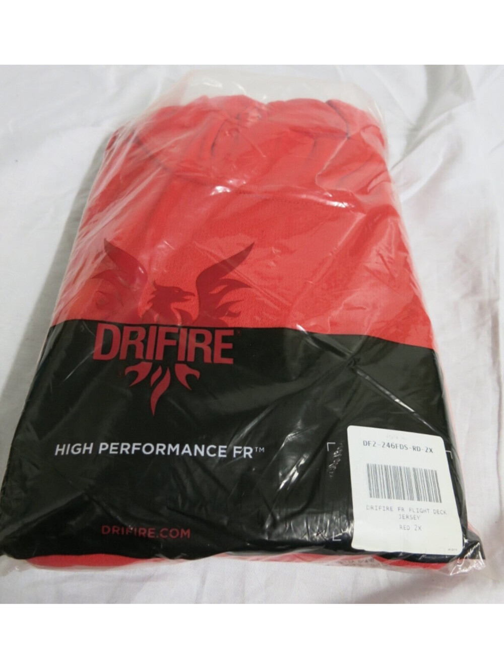 DriFire Flame Retardant FR US Navy Flight Deck Jersey RED XXL NEW